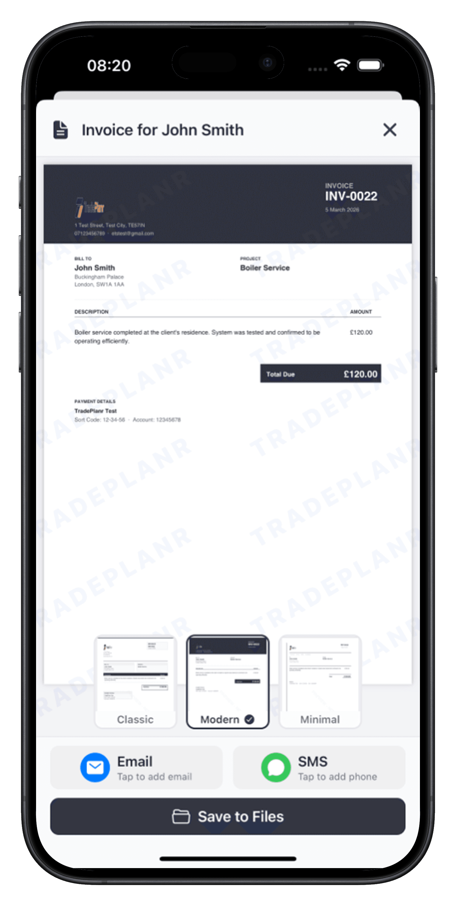 Custom Invoice Templates