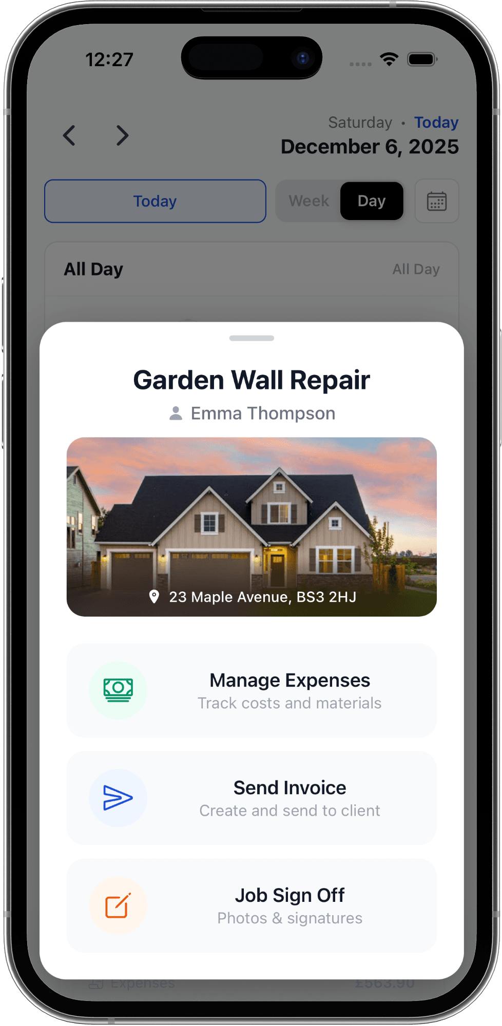 Complete Job Details