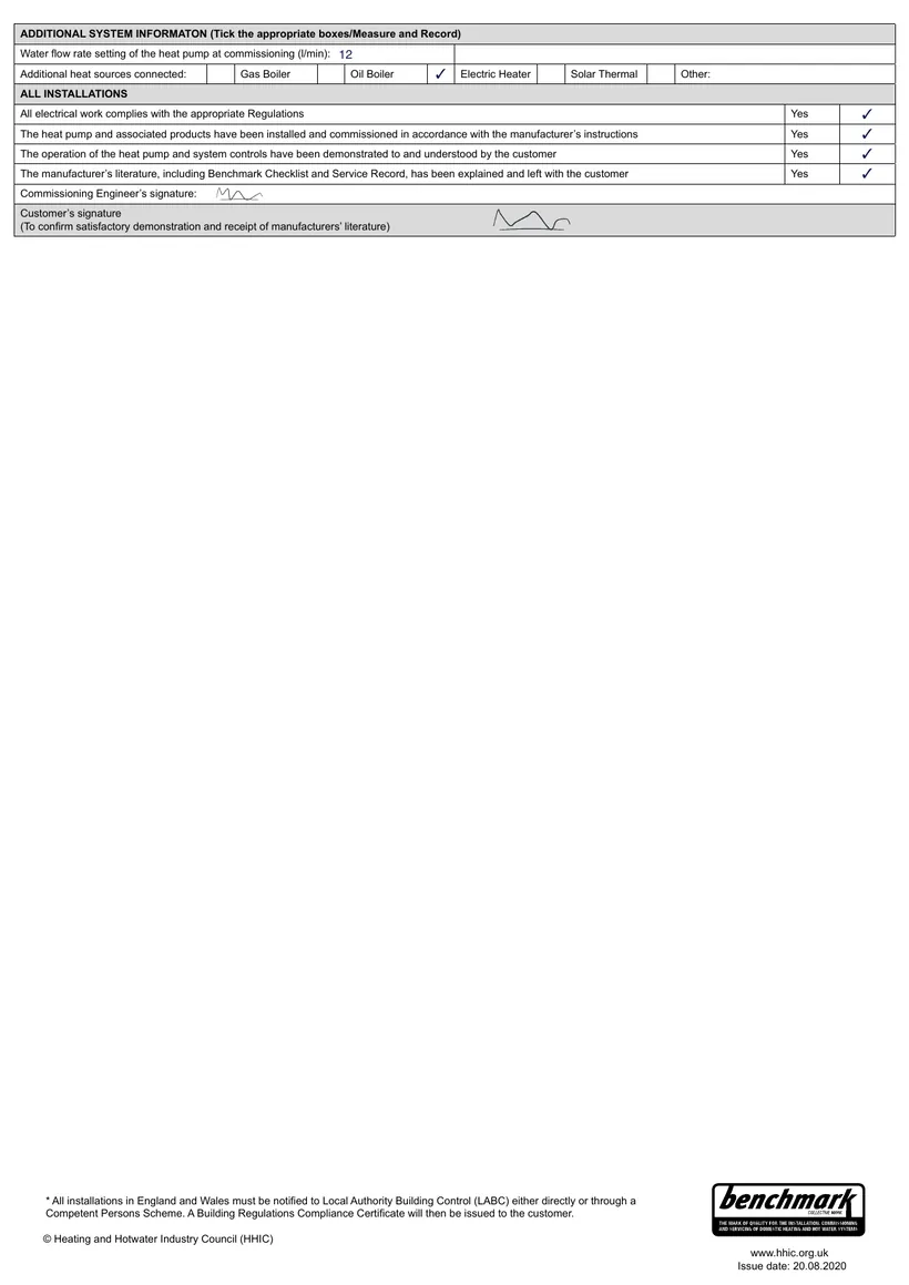 Sample certificate — page 2